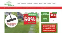 Desktop Screenshot of kunstgrasvoordeel.nl