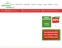 Tablet Screenshot of kunstgrasvoordeel.nl
